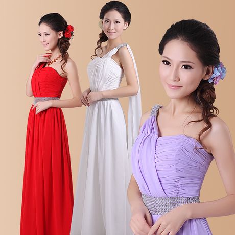 long and short gown