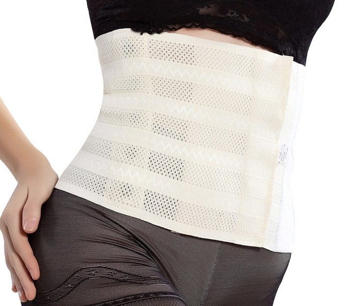 Women Mesh Corset Belt Postpartum Abdomen Belt Waist Support