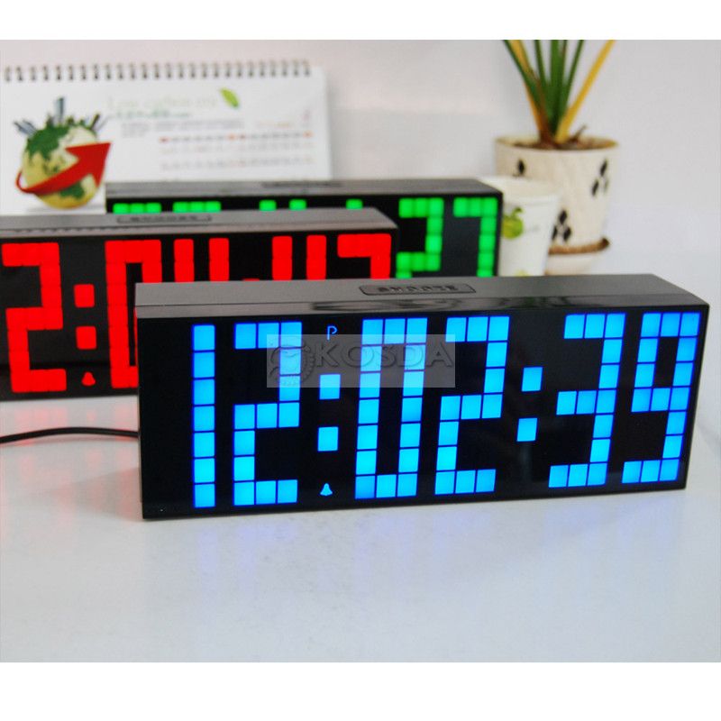 Wall Clock Table Desktop Cock Large Digital Jumbo Led Alarm Wall Clock Table Desktop Cock Large Digital Jumbo Led Alarm Countdown Count Up Temperature Remote Control Stopwatch
