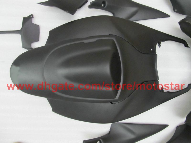 Wstrzyknięcie matowego czarnego Suzuki GSXR 600 750 2006 2007 GSX-R600 GSX-R750 06 07 K6 Pełny zestaw Fairing