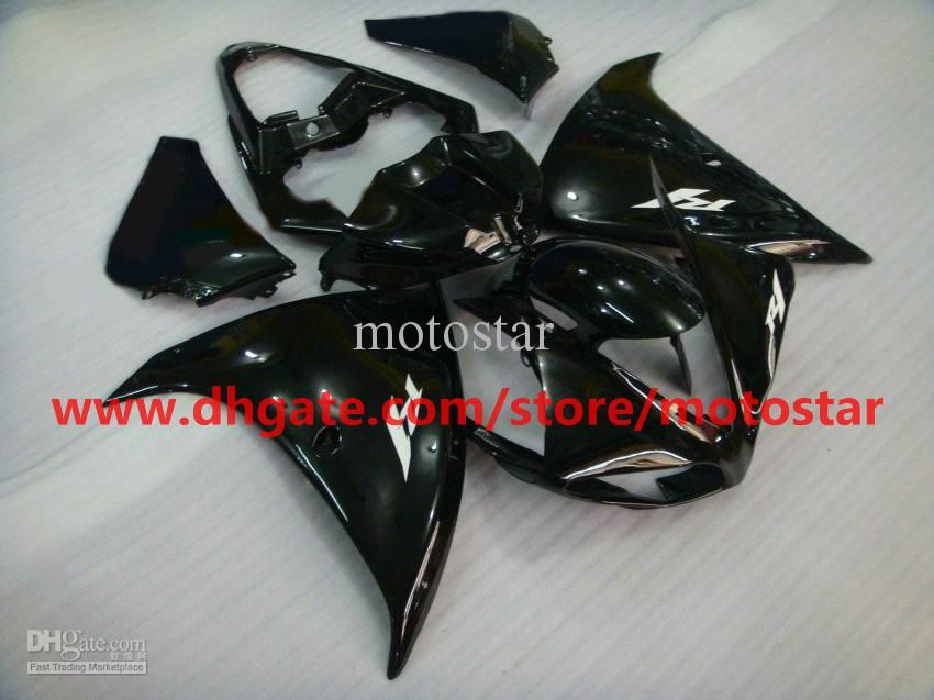 black hot saleInjection molded for YAMAHA 2009 2010 2011 YZF-R1 09 10 11 YZF R1 fairings kit K1A1