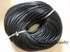 Schwarze Lederschnüre, 3 mm, echtes Lederseil für DIY, kostenloser Versand, Großhandel, 50 m/Lot