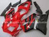 100% injektion Röd svart kroppsarbete för Honda Fairing Kit CBR 600 F4I 01 02 03 CBR600 F4I 2001 2002 2003 Fairings