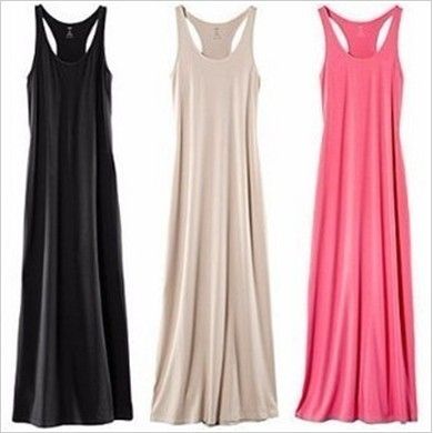 maxi dresses plain
