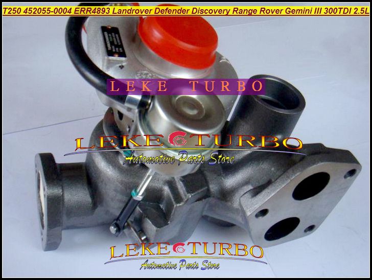 شاحن توربيني Turbo Cartridge CHRA T250-04 452055-0004 452055 for Land Rover 90 110 Discovery Defender 1990-99 GEMINI III 300TDI 2.5L 136HP