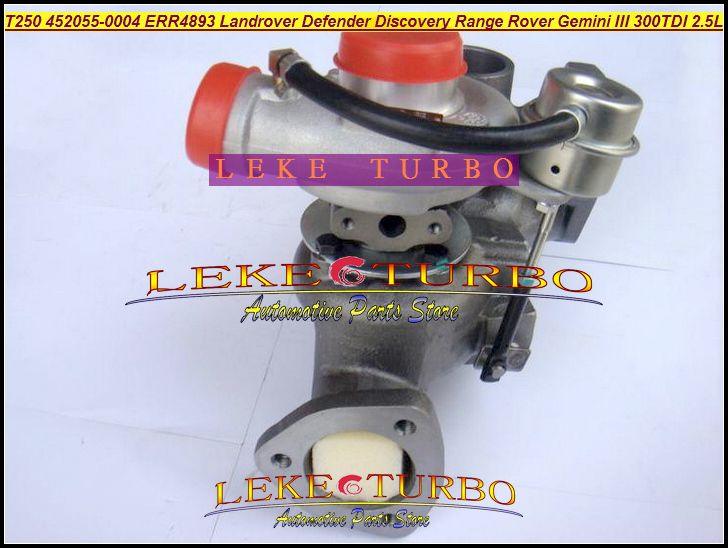 Turbosprężarka Turbo Cartridge Chra T250-04 452055-0004 452055 Dla Land Rover 90 110 Discovery Defender 1990-99 Gemini III 300TDI 2.5L 136HP