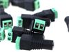 100pcs/lot Female DC connector 5.5 DC Power CCTV UTP Power Plug Adapter Cable Female Camera BNC Connector