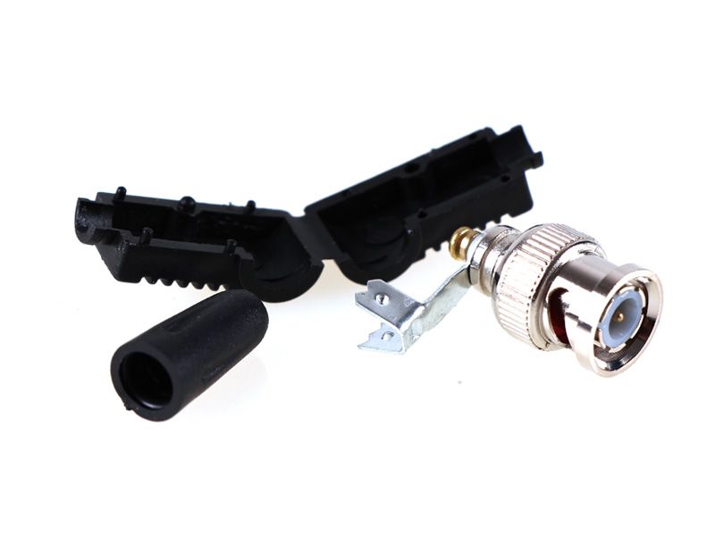 2020 Cctv Bnc Plug Male Pin Soldering Iron Plastic Tail
