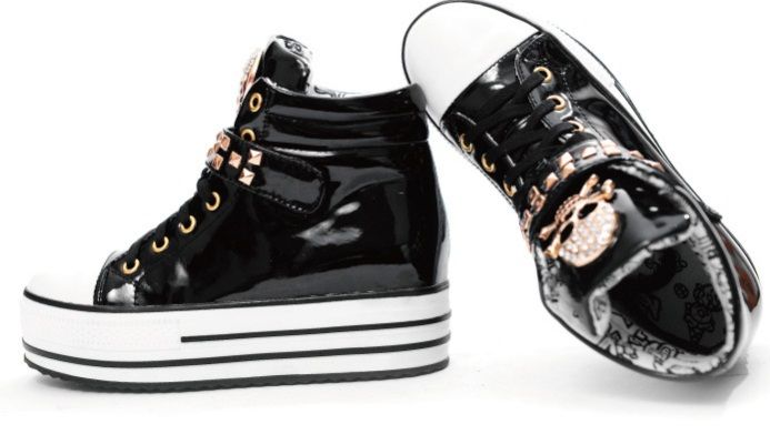 2013 Rhinestone Skull Platform Shoes Womens Singles Shoes From Zola509, $26.82 | DHgate.Com