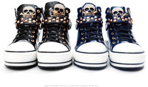 2013 Rhinestone Skull Platform Shoes Womens Singles Shoes From Zola509, $26.82 | DHgate.Com