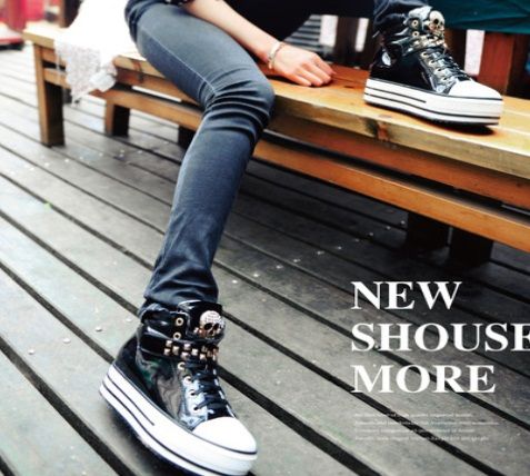 2013 Rhinestone Skull Platform Shoes Womens Singles Shoes From Zola509, $26.82 | DHgate.Com