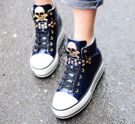 2013 Rhinestone Skull Platform Shoes Womens Singles Shoes From Zola509, $26.82 | DHgate.Com