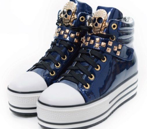 2013 Rhinestone Skull Platform Shoes Womens Singles Shoes From Zola509, $26.82 | DHgate.Com