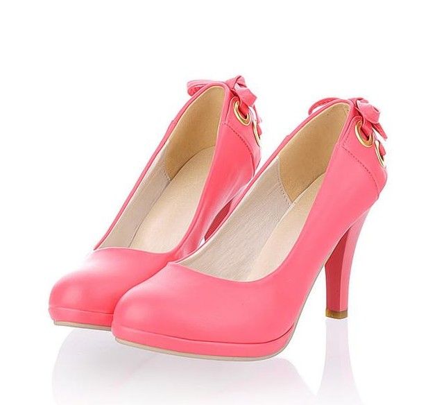 N036 ! Fashion Round Toe High Heeled Shoes Heel: 8cm From Roc8905, $28. ...