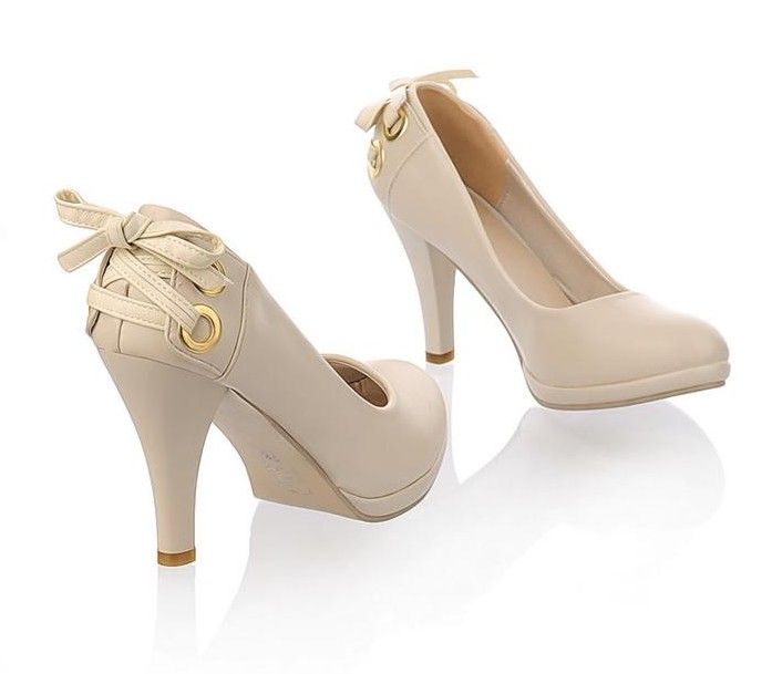 N036 ! Fashion Round Toe High Heeled Shoes Heel: 8cm From Roc8905, $28.28 | DHgate.Com