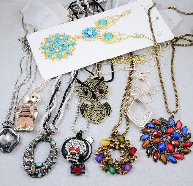 2013Wholesale Mix Jewelry Crystal Pearl Necklaces Bracelets Earrings