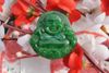 Ручная скульптура, полная зеленых денег Нефритового Будды. Талисман ожерелье кулон