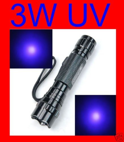 UltraFire UV 3 W Ultraviyole Luxeon led El Feneri 6 P G2 ücretsiz kargo toptan satış