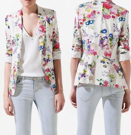 printed jacket for ladies