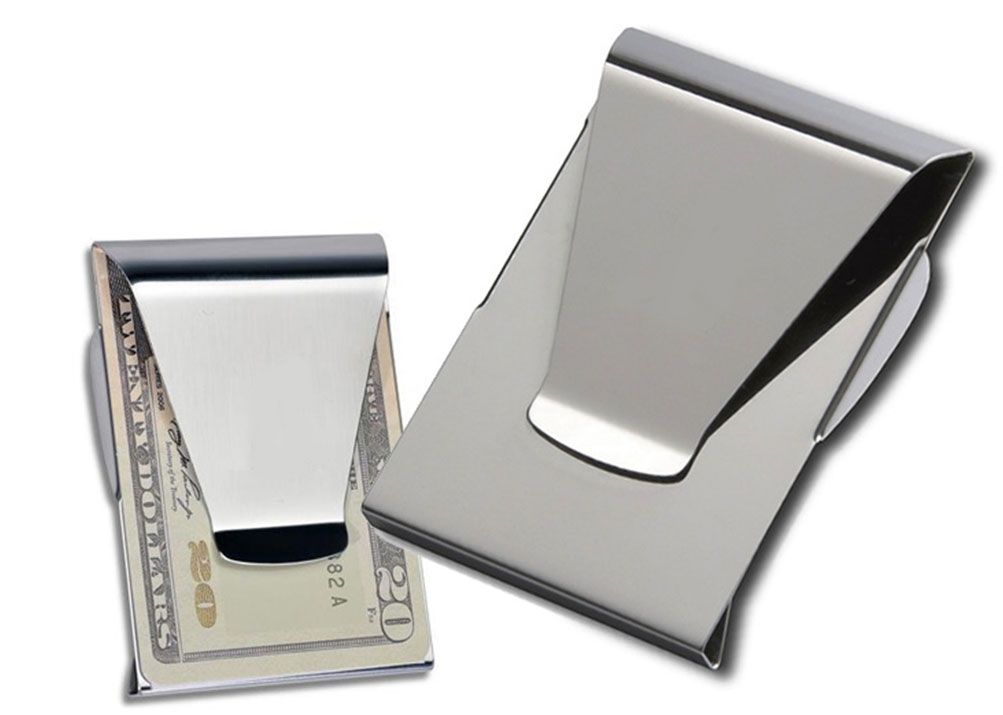 Money Clip Double Sided Wallet Card Holder Slim Clips Money Clips From Digiz00l, 1.65