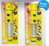 150pcs/lot 4 in 1 Multi functional Auto Emergency Hammer LED Flashlight for Auto-used,safty hammer