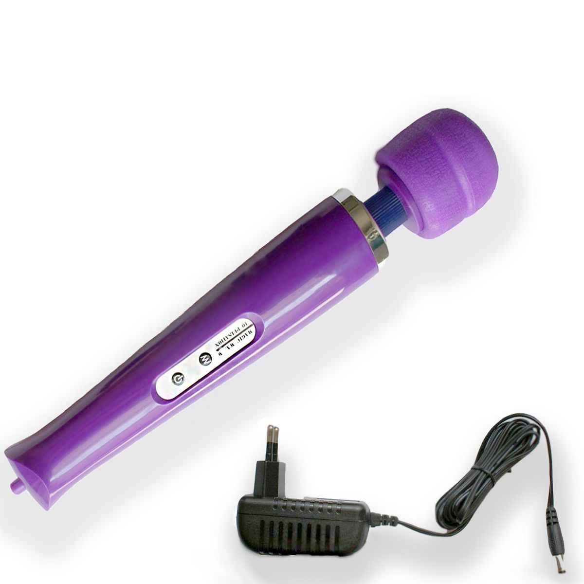 Cordless Rechargeable 10 Speed Magic Wand Massager Av Vibrator Personal