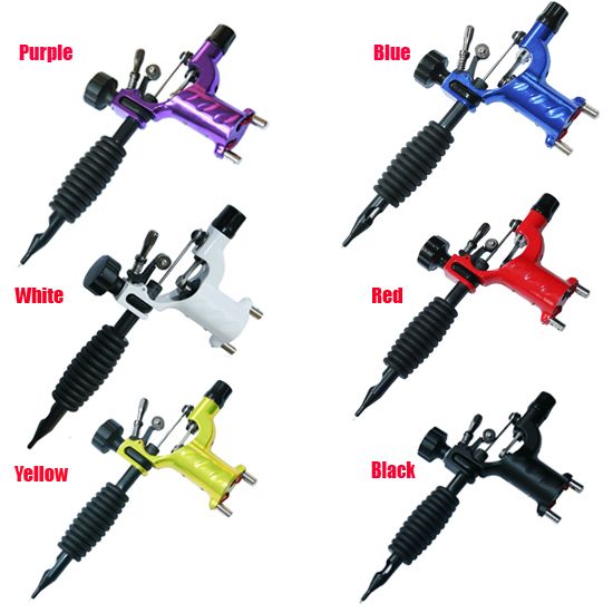 En iyi Dövme Makinesi ~~ Moda Siyah Dragonfly Rotary Dövme Makineli Tüfek Dövme Seti Kaynağı Acemi Sanatçılar Için