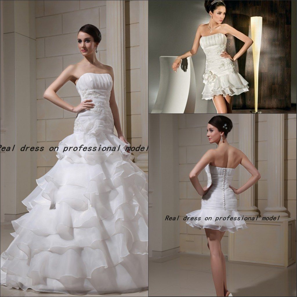 Discount 13580 Real Sample Photos Pictures Wedding Dresses Removable