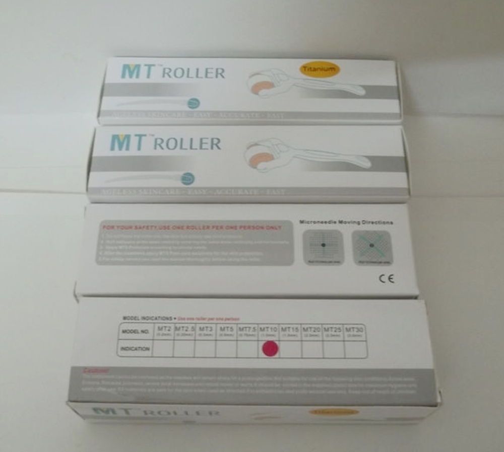 10 sztuk / partia MT 180 Micaleedle Eye Derma Roller, Mteye Dermaroller. System walcowania Derma, rolka skóry.Microneedle