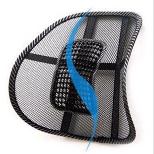 5st. Hela bilstolens kontorsstol Massage Back Lumbal Support Mesh Ventilate Cushion Pad2416