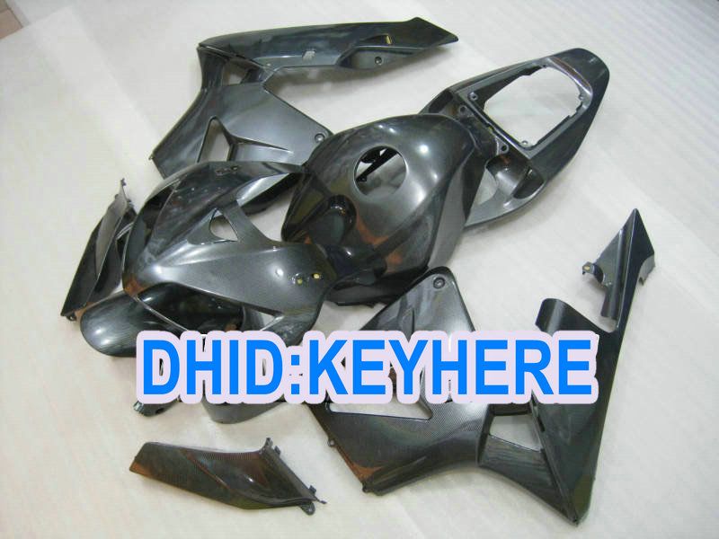 1 takım Enjeksiyon Tümü siyah 2006 2005 için ABS kaplama CBR600RR CBR 600RR 600 RR 05 06 Fairings, 2 hediyeler