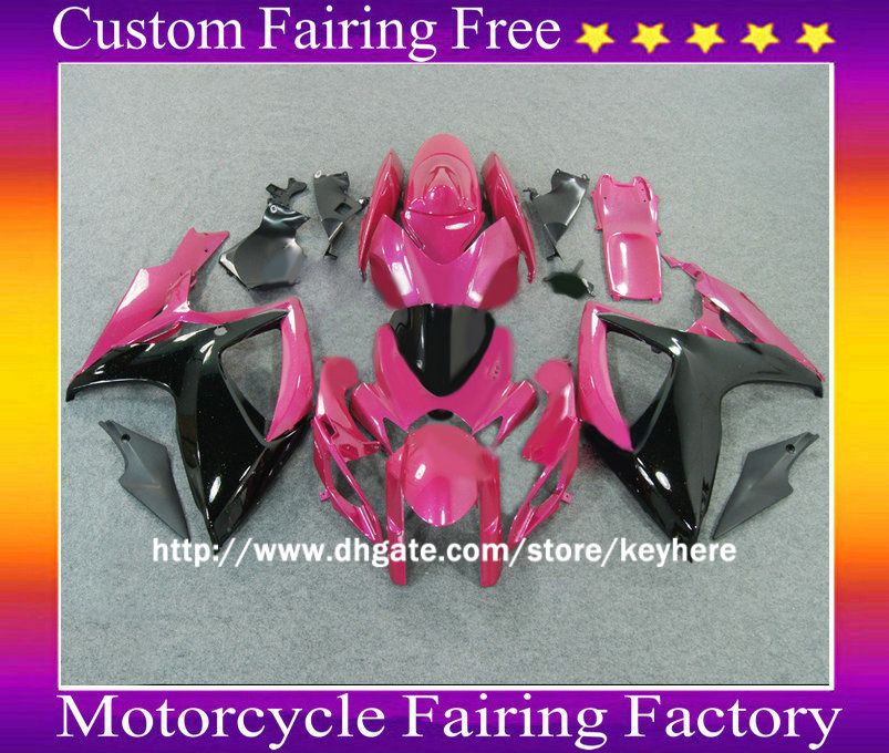 DLA SUZUKI 2006 2007 GSX-R600 GSXR750 06 07 GSXR 600 750 K6 Hot Pink Fairing 66Z62