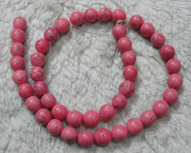 Beautiful colors 10mm Natural stone loose beads turquoise beads DIY Bracelet necklace 