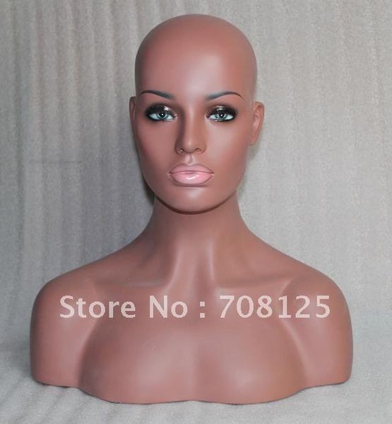 

Realistic Fiberglass mannequin head bust for wigs