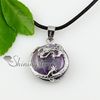 round dragon gem stone jewelry semi precious stone necklace pendants Spsp0864TC5 green stone jewelry natural stone jewelry