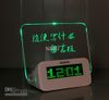 Board clock electronic clock projection alarm Quieten lounged multifunctional luminous neon message KD1