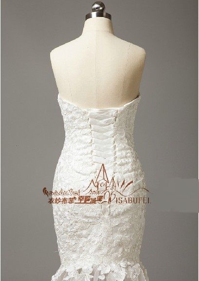 Nuevo vestido de novia/vestidos de novia de cristal sin tirantes de línea A impresionante de alta calidad