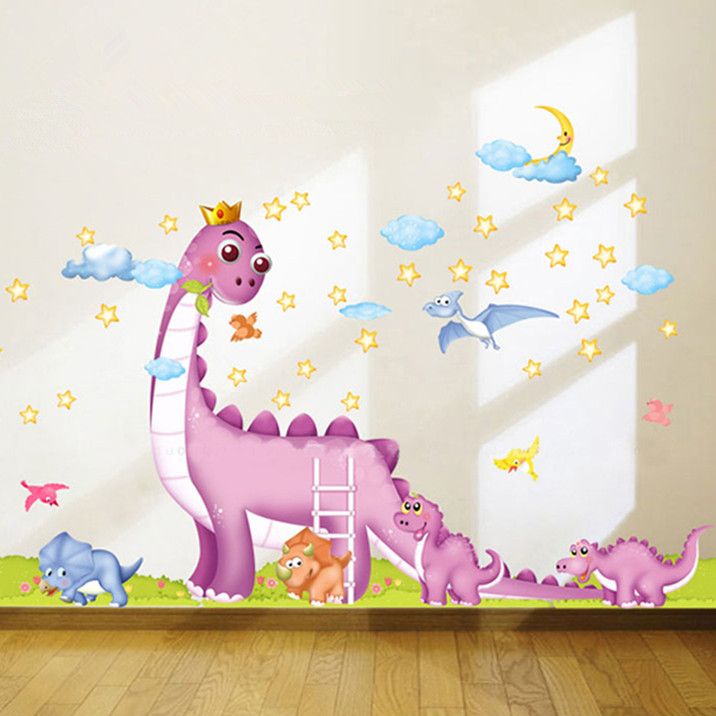 Ay895 Dinosaur Removable Wall Decal Sticker Baby Nursery Kids Room