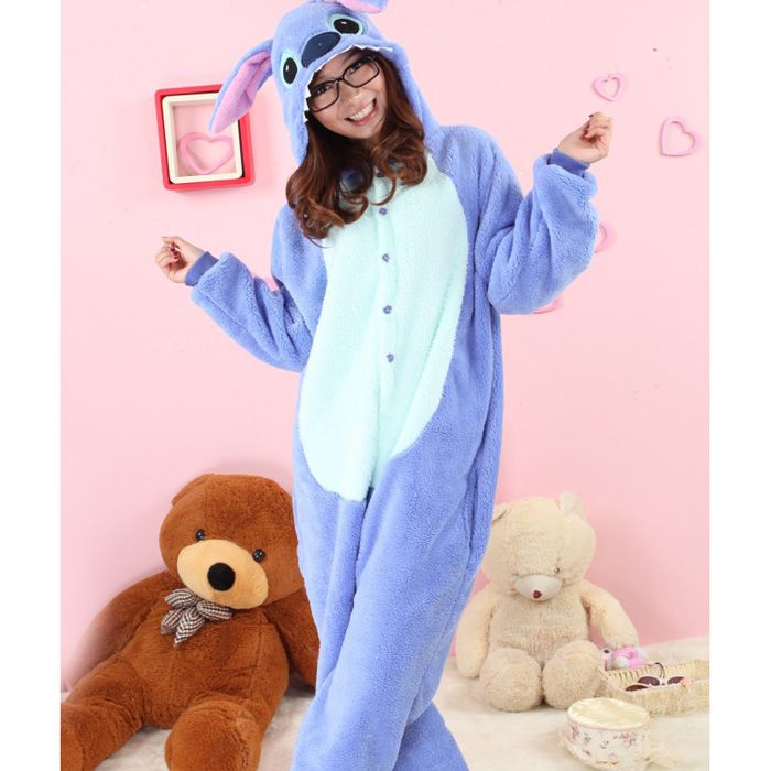 Pijamas Kigurumi Stitch Animal Ropa De Dormir Pijamas Kigurumi Stitch Animal Ropa De Dormir