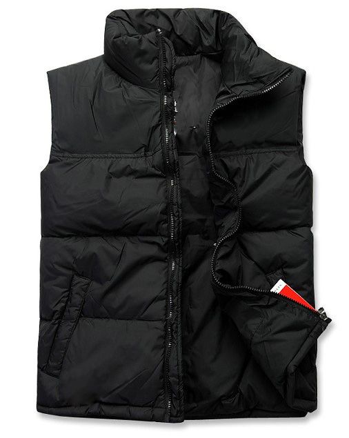 Designer Men Down Vests Erect Collar Spring Northe Fan Casual Down Vest