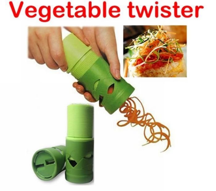 Garnish Veggie Twister Fruit & Vegetable Cutter Slicer Kitchen Tool
