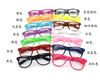 20pcs plage couleur lunettes de soleil verres transparents lentille femmes clair lunettes de soleil hommes lunettes de soleil transparentes