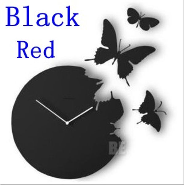 

Розничная Оптовая-бабочка настенные часы / высокое качество настенные часы / деко