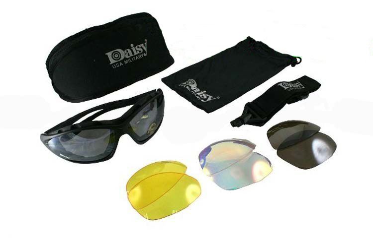 Daisy C4 IPSC UV400 Eye Protection 4 Lens Outdoor Sports Sunglasses