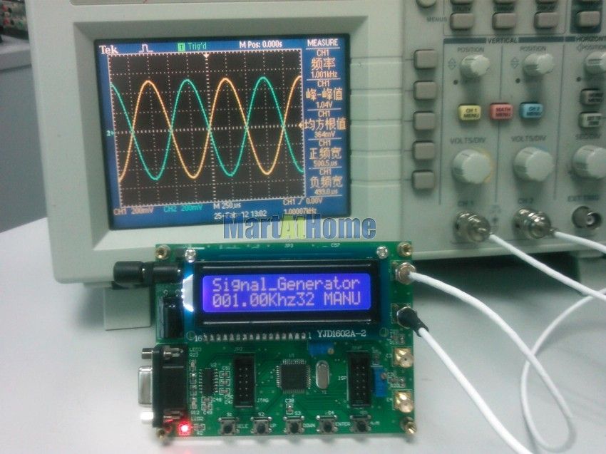 Générateur de Signal DDS à onde sinusoïdale double canal AD9850, 50Mhz, logiciel de contrôle PC BV152 CF2839634