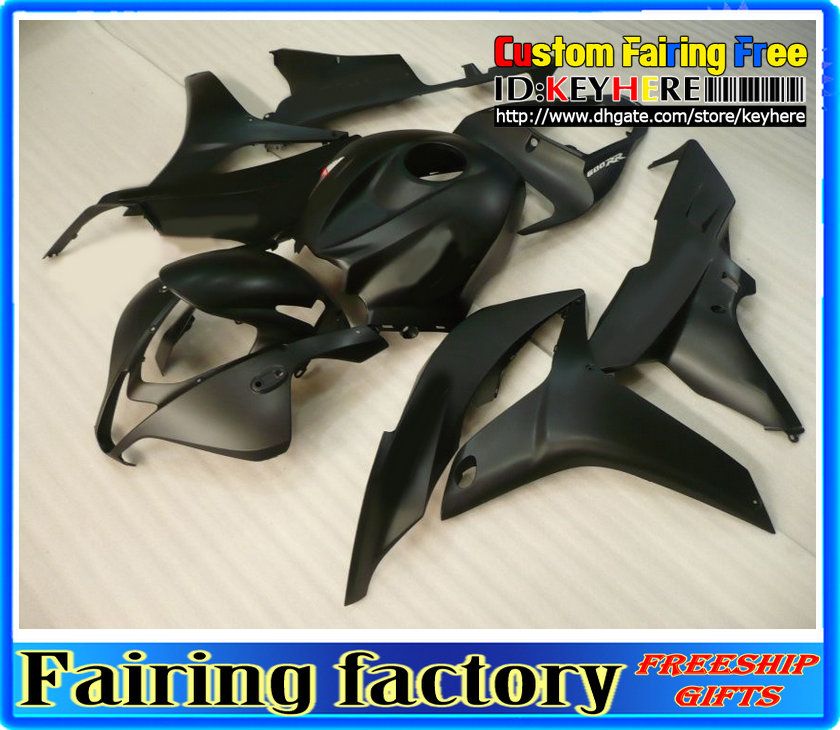 CBR600RR 2007 2008、CBR 600RR 600 RR F5 07 08 FairingsのためのNL09マットブラックインジェクションABSフェアリング