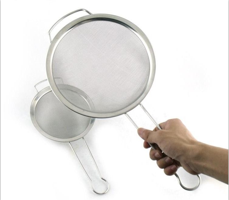 stainless steel pasta strainer