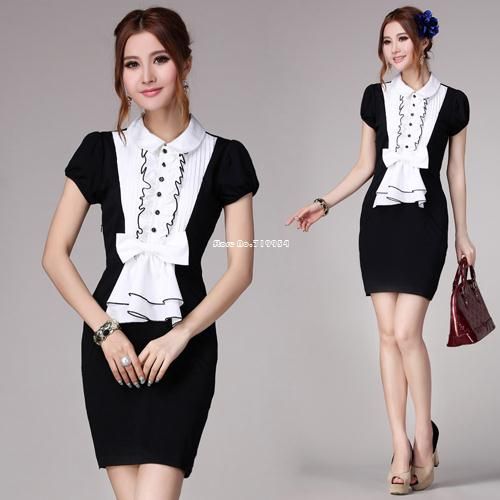 black and white attire for ladies