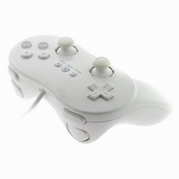 New White Classic Pro Controller For Nintendo Wii Video Game Remote