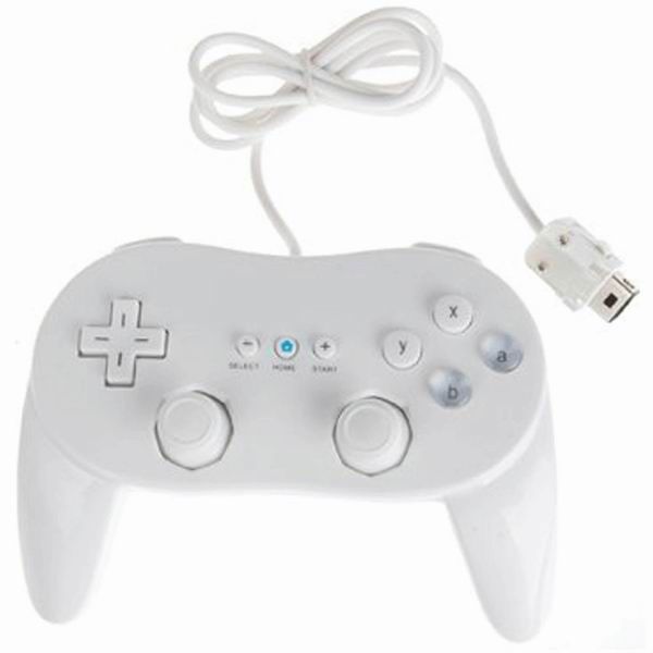 New White Classic Pro Controller For Nintendo Wii Video Game Remote Buy